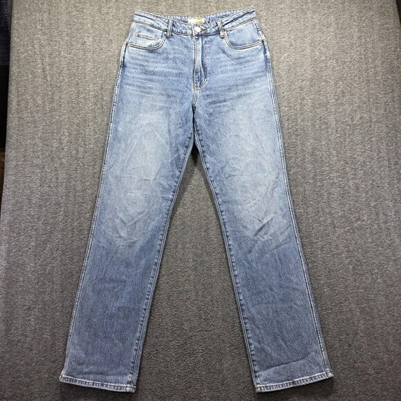 KUT From The Kloth Jeans Womens 4 Blue Melissa Straight Leg High Rise Denim - Picture 1 of 9